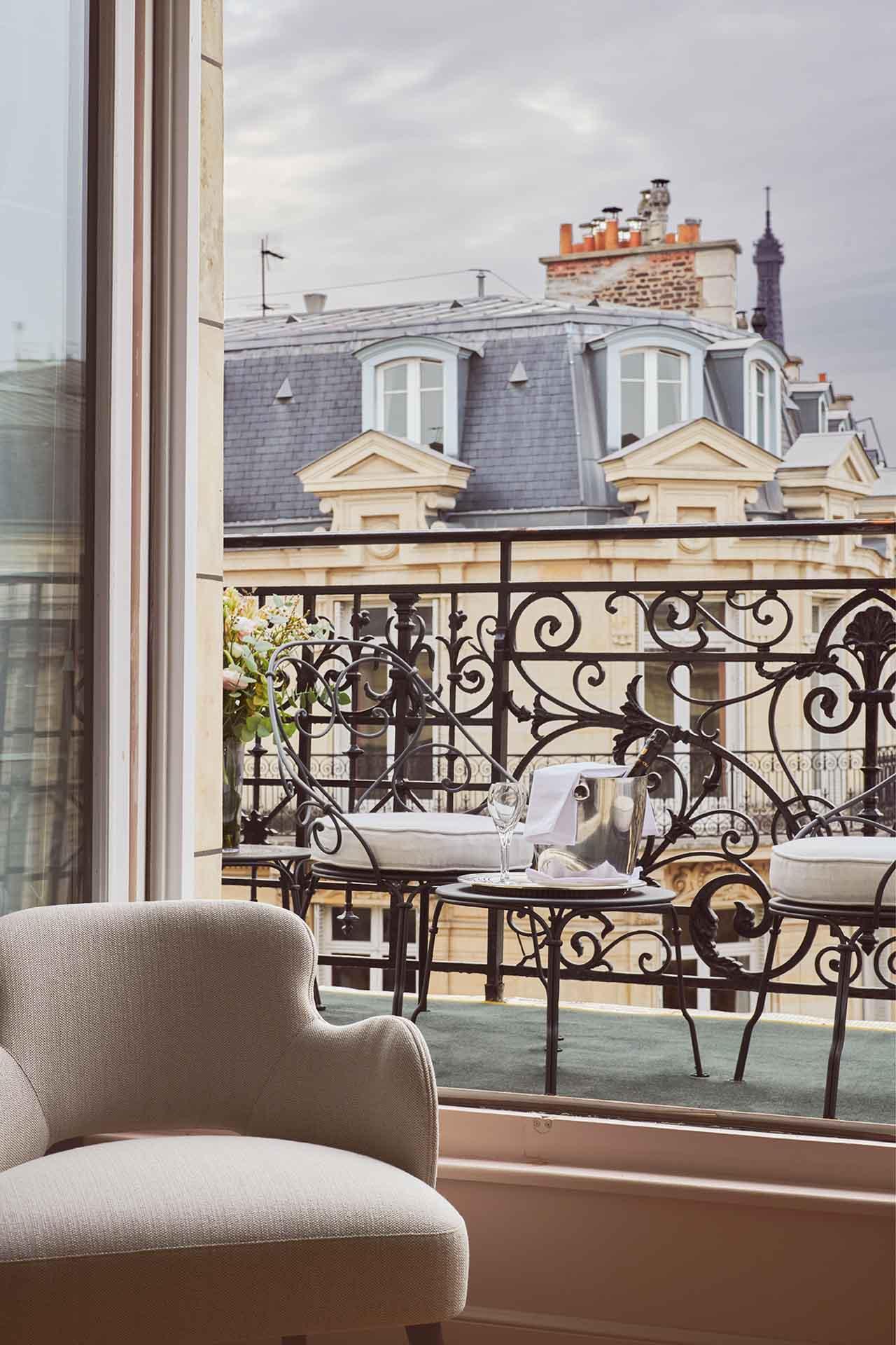 Chambre avec terrasse © Grand Powers Chambre avec terrasse © Grand Powers